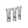 Black Leaf Tips für 3,4 und 5mm - 3er Set