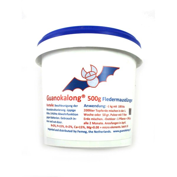 Guanokalong Powder Fledermaus-Dünger 500g