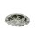 Metall Aschenbecher Hanfblatt