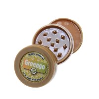 Greengo Öko Grinder Hanf Ockerbraun